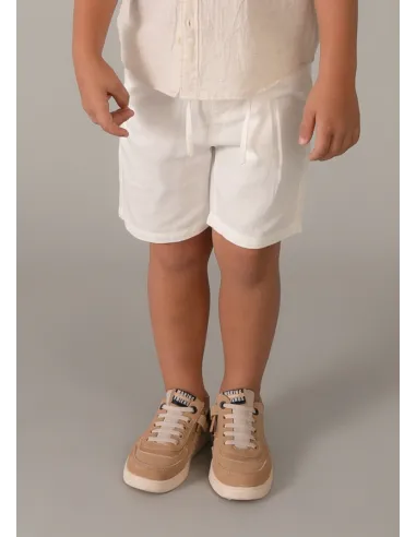 Bermuda lino relaxed - Nata      