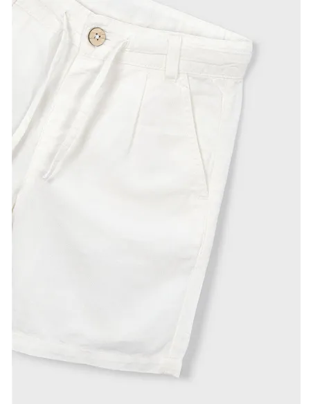 Bermuda lino relaxed - Nata      