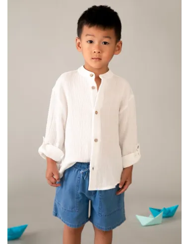 Bermuda denim fluida - Medio     