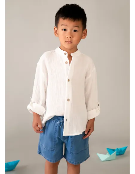 Bermuda denim fluida - Medio     