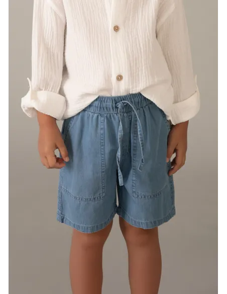 Bermuda denim fluida - Medio     