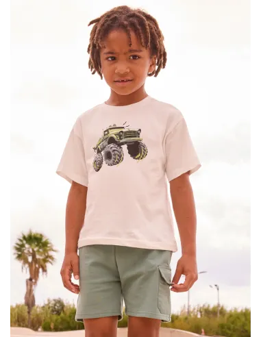 Bermuda combinada - Verde     