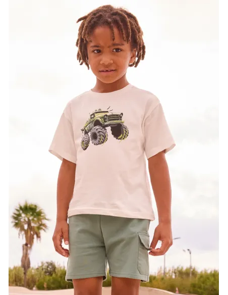 Bermuda combinada - Verde     