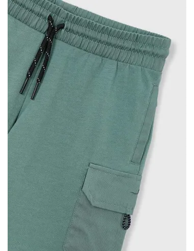 Bermuda combinada - Verde     