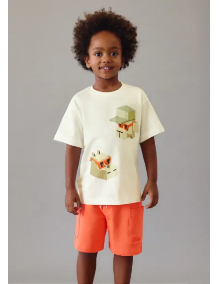 Bermuda mix and match - Naranja   