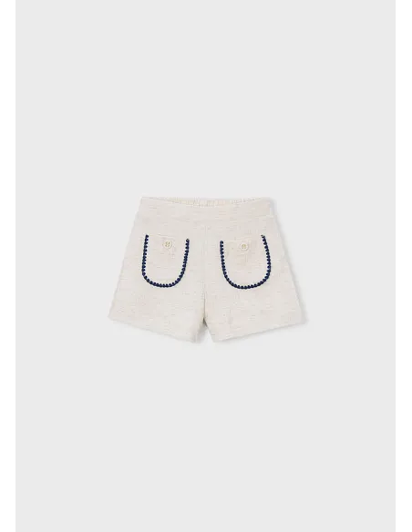 Pantalon corto bolsillos - Lino      