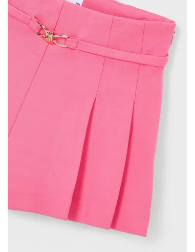 Pantalon corto punto roma - Geranio   