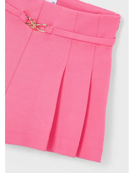 Pantalon corto punto roma - Geranio   