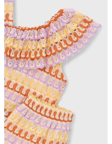 Conj. short punto fantasia - Lilac     