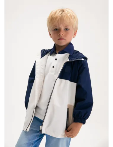 Cortavientos combinado - Marino    