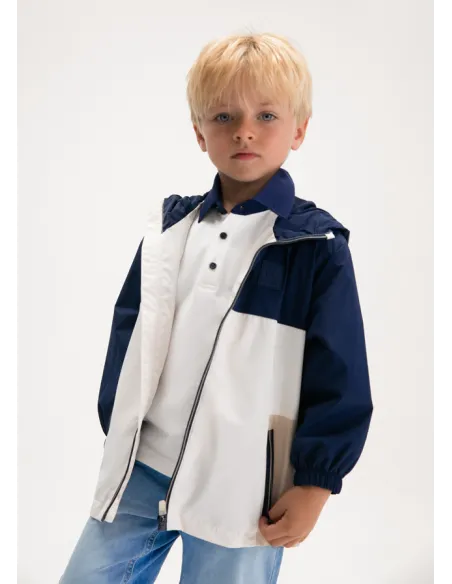 Cortavientos combinado - Marino    
