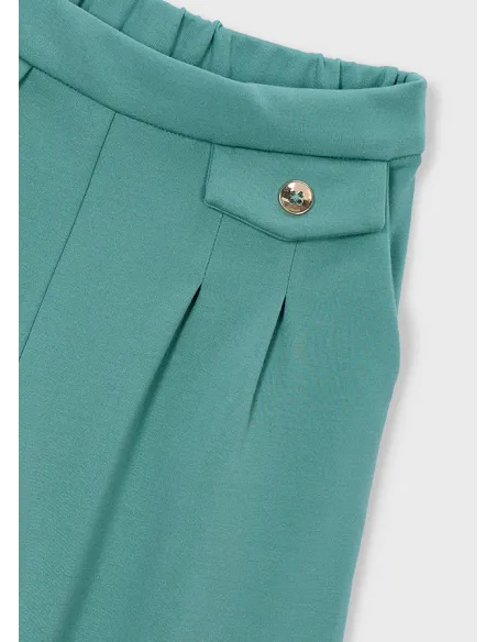 Pantalon largo punto roma - Menta     