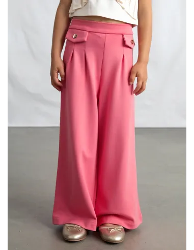 Pantalon largo punto roma - Camelia   