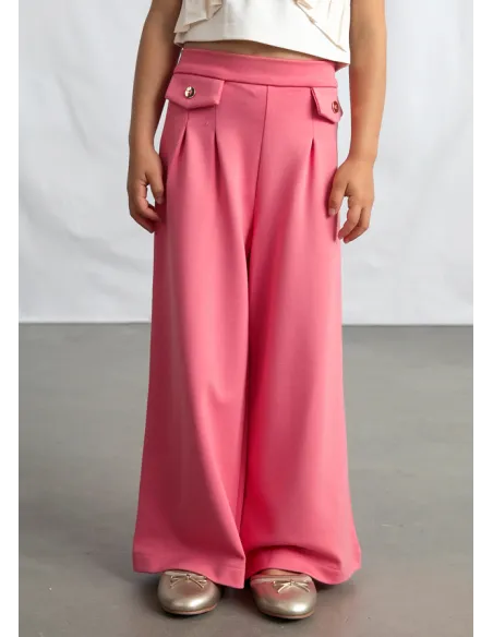 Pantalon largo punto roma - Camelia   