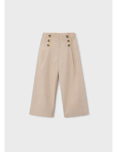 Pantalon largo fluido - Arena     