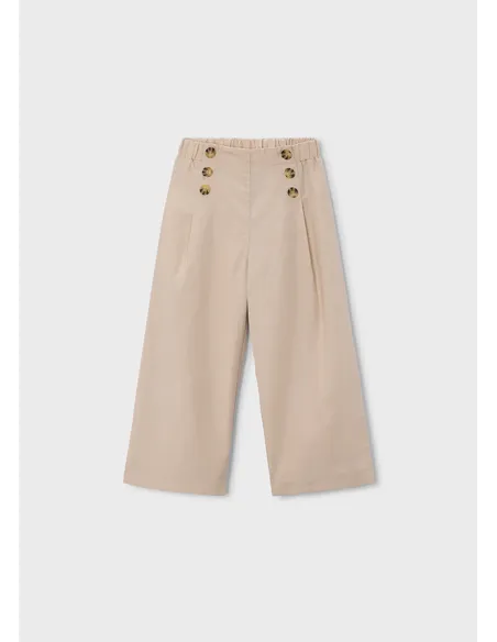 Pantalon largo fluido - Arena     