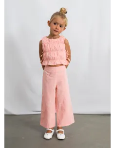 Conj. pantalon largo bordado - Blossom   