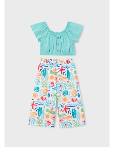 Conj. pantalon largo estampad - Oasis     