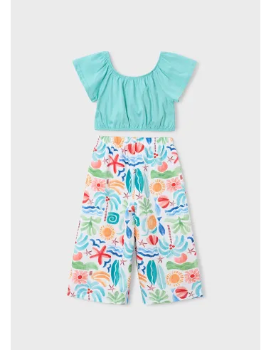 Conj. pantalon largo estampad - Oasis     