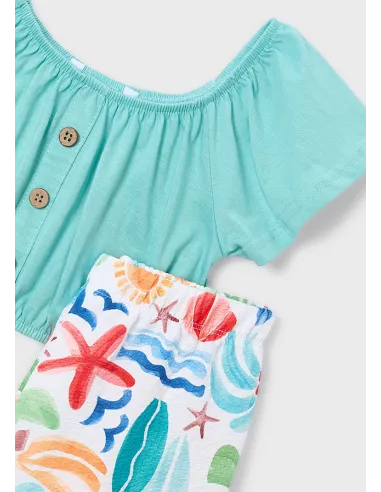 Conj. pantalon largo estampad - Oasis     