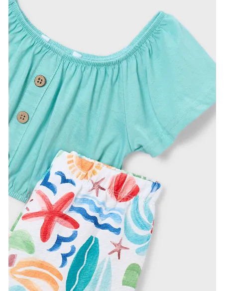 Conj. pantalon largo estampad - Oasis     