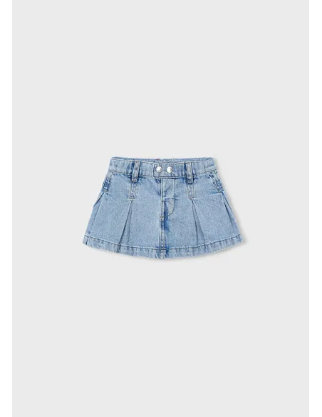 Falda denim fluido - Claro     