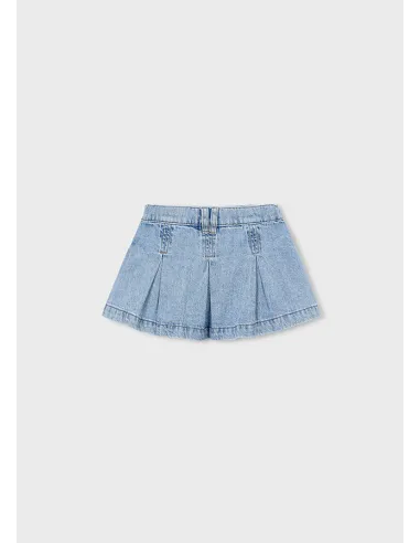 Falda denim fluido - Claro     