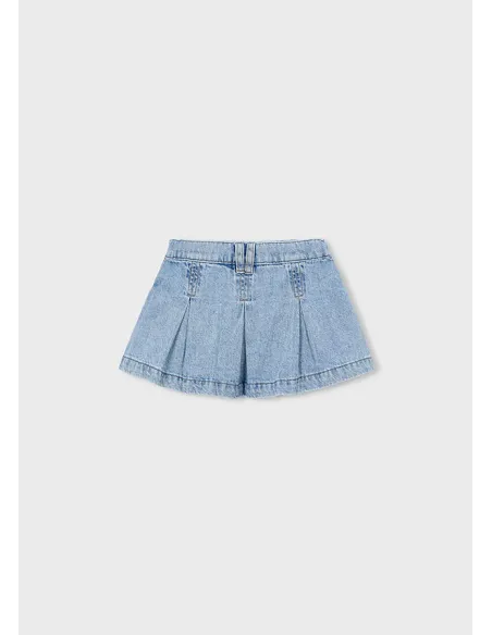 Falda denim fluido - Claro     