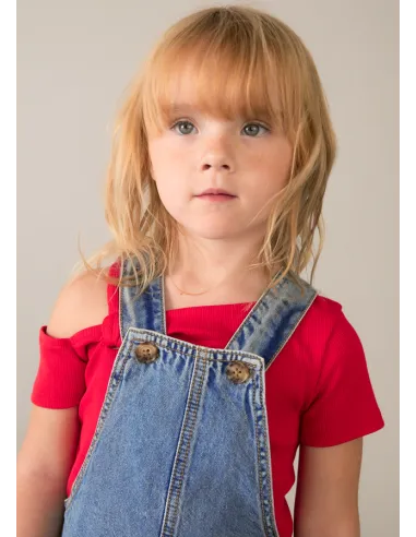 Falda peto denim fluido - Medio     