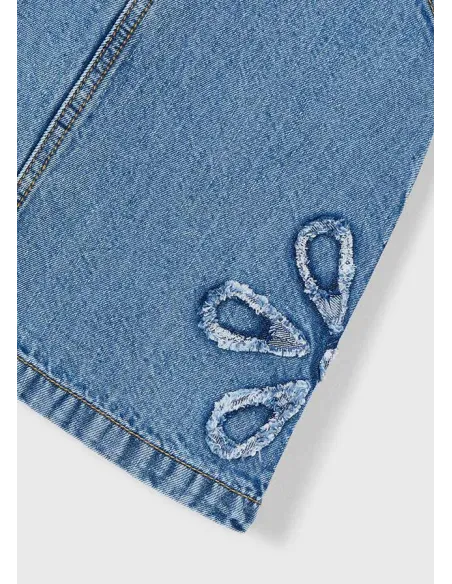 Falda peto denim fluido - Medio     