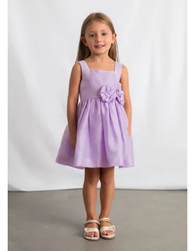 Vestido lino - Malva     