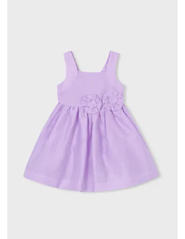 Vestido lino - Malva     