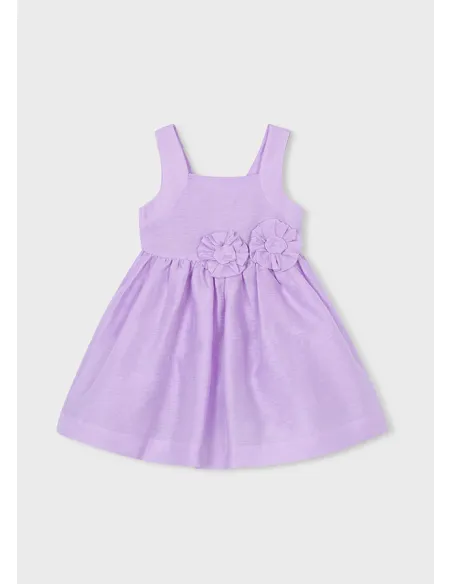 Vestido lino - Malva     