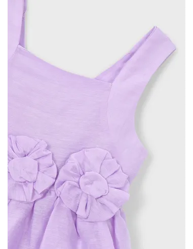 Vestido lino - Malva     