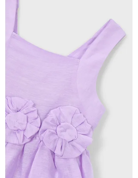 Vestido lino - Malva     