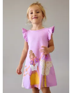 Vestido punto - Lilac     