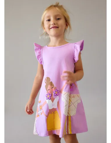 Vestido punto - Lilac     