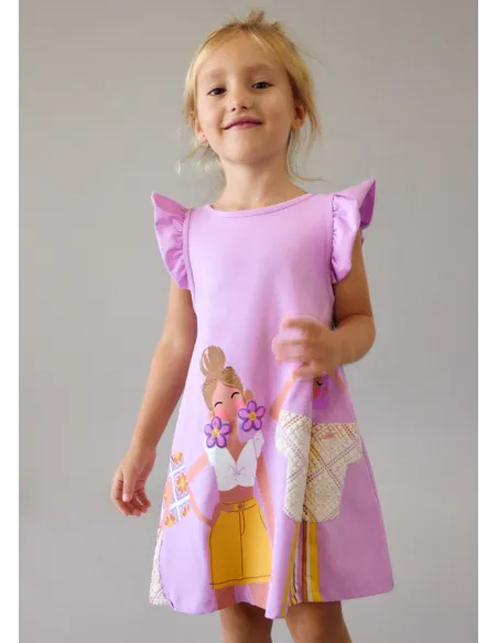 Vestido punto - Lilac     