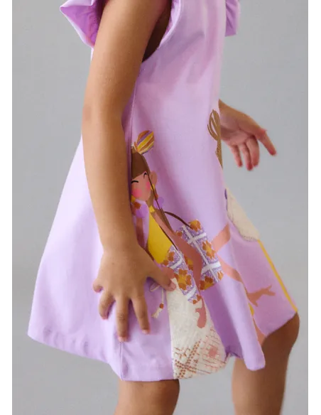 Vestido punto - Lilac     