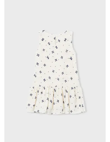 Vestido punto fantasia - Crudo     