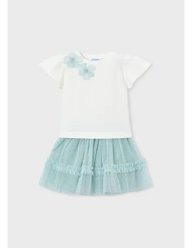 Conj. falda tul - Lago      