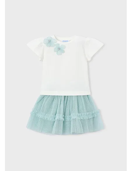 Conj. falda tul - Lago      