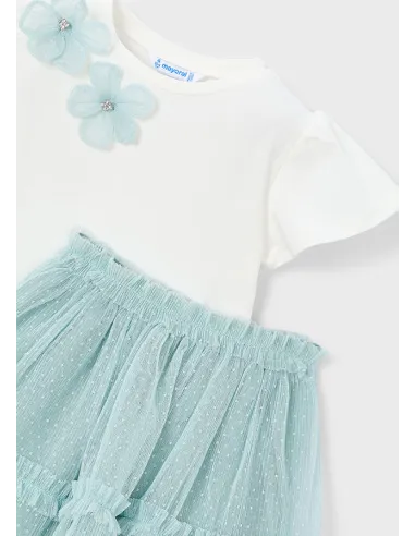 Conj. falda tul - Lago      