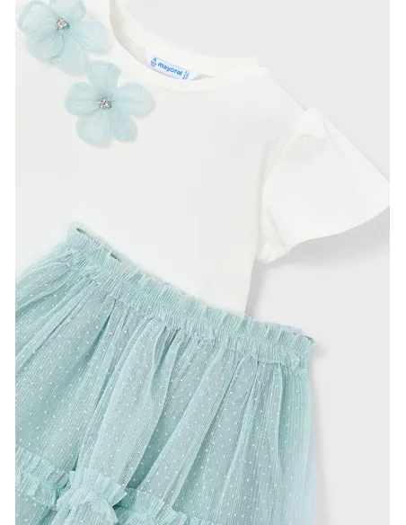 Conj. falda tul - Lago      