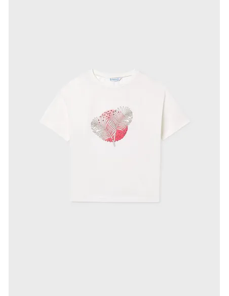 Camiseta m/c grafica - Crudo     