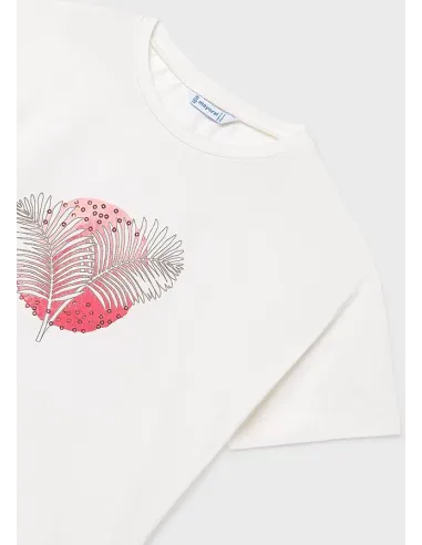 Camiseta m/c grafica - Crudo     