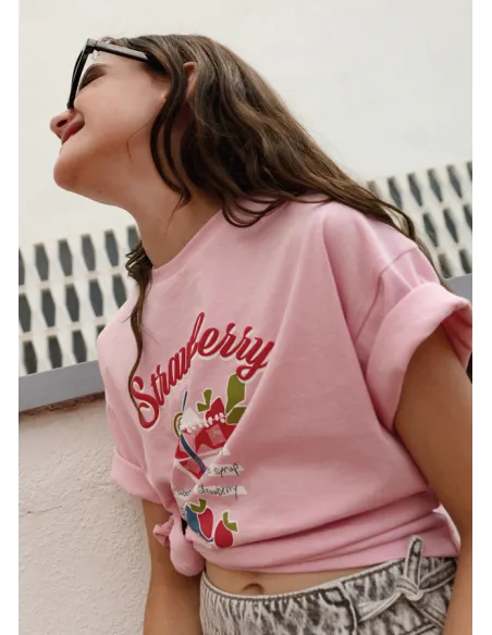 Camiseta m/c grafica - Rubor     