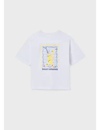 Camiseta m/c grafica - Blanco    