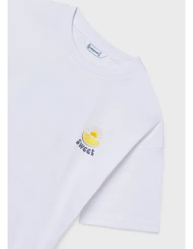 Camiseta m/c grafica - Blanco    