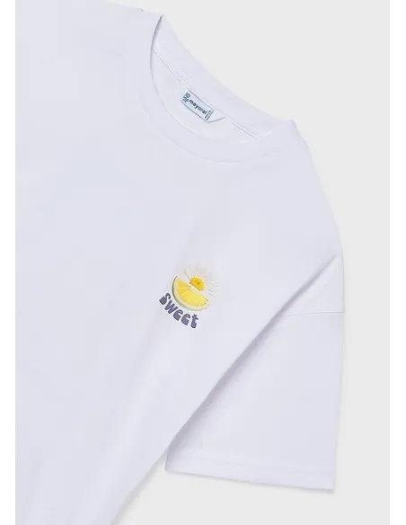 Camiseta m/c grafica - Blanco    
